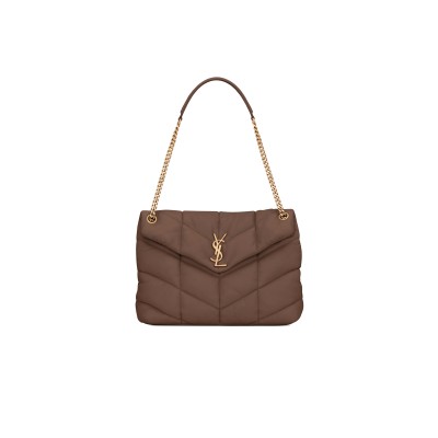 YSL PUFFER MEDIUM IN NAPPA LEATHER 5774751EL072851 (35*23*13.5cm)